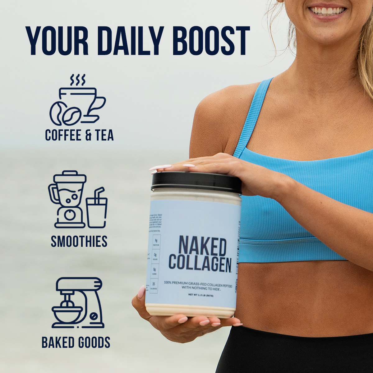 Collagen Peptides Packets - Stick Packs | Daily Beauty And Wellness Protein