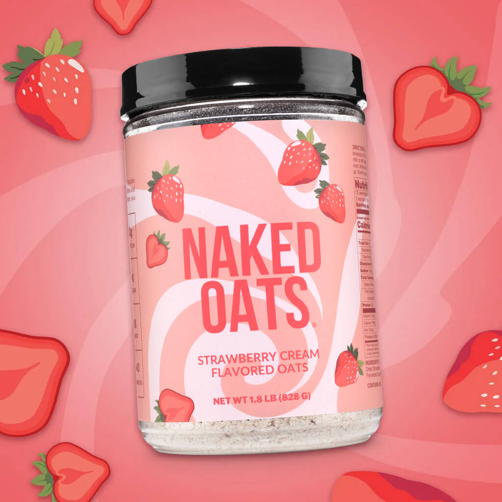Strawberry Cream Protein Oats - Strawberry Cream | Simple Wellness Support