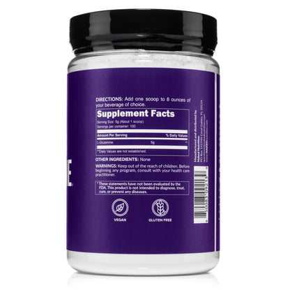 Glutamine Powder - 1.1LB | Simple Shake Ready Formula