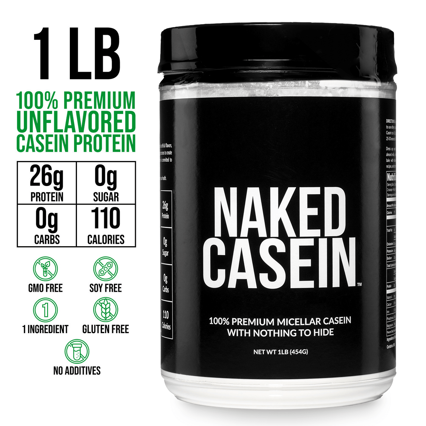 Micellar Casein Protein Powder | Overnight Muscle Recovery Support