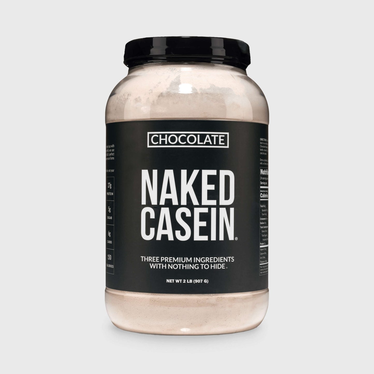 Chocolate Casein Protein Powder - Chocolate | Overnight Muscle Recovery Support