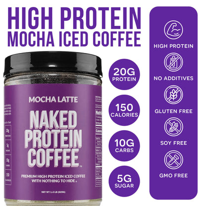 Mocha Latte Protein Iced Coffee - Mocha Latte | Simple Wellness Support