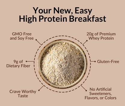 Chocolate Peanut Butter Banana Protein Oats - Chocolate PB Banana | Simple Wellness Support