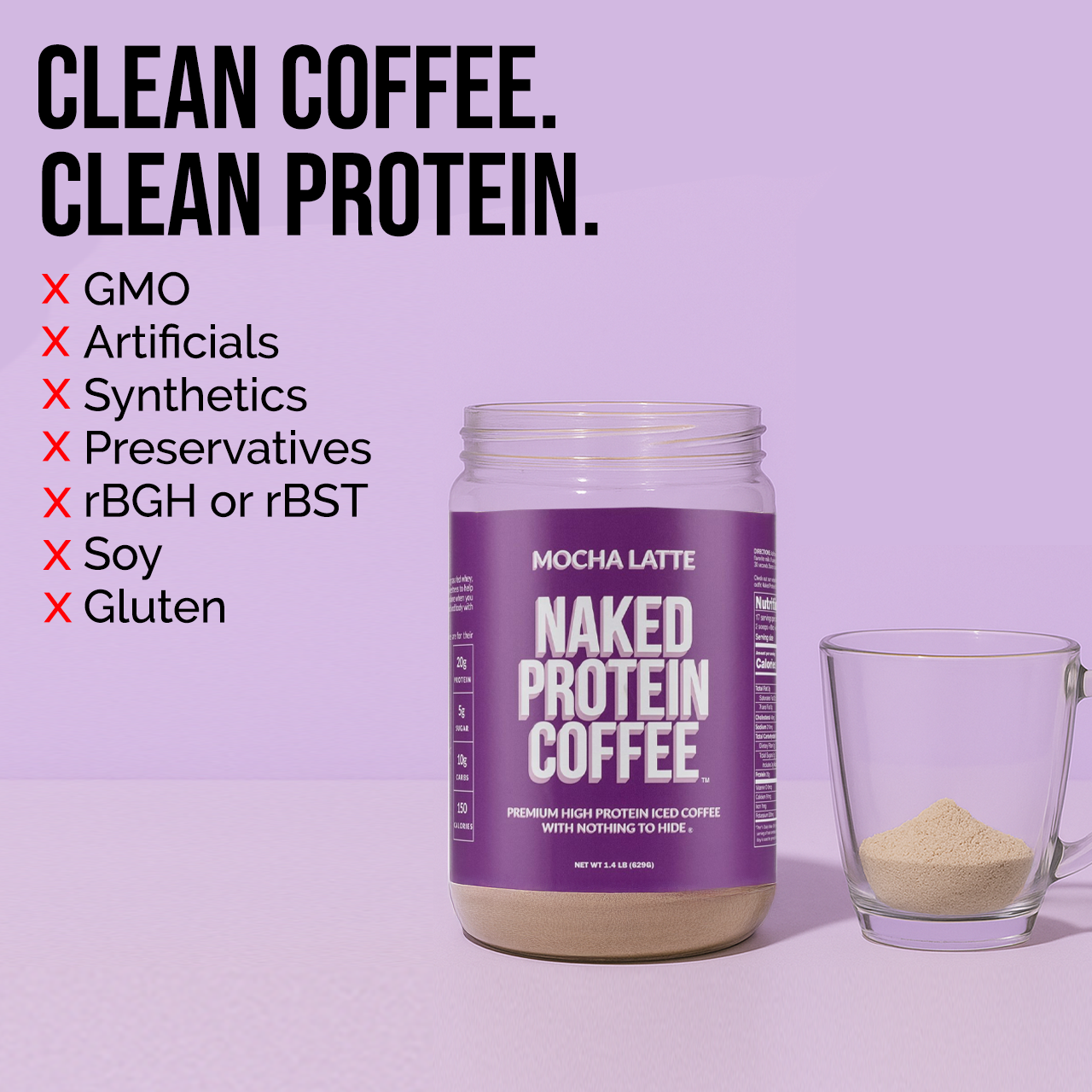 Mocha Latte Protein Iced Coffee - Mocha Latte | Simple Wellness Support