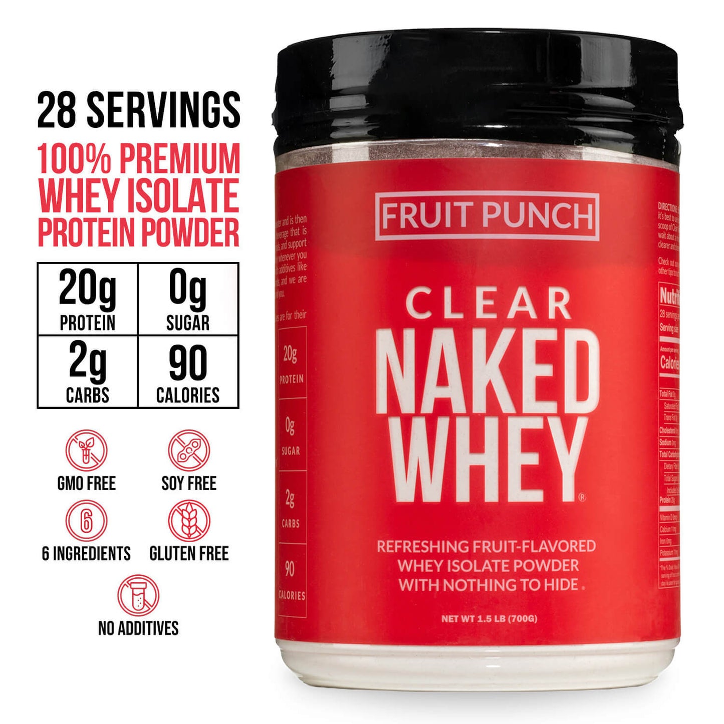Fruit Punch Whey Protein Isolate - Fruit Punch | Simple Grass Fed Nutrition