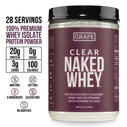 Grape Whey Protein Isolate - Grape | Simple Grass Fed Nutrition