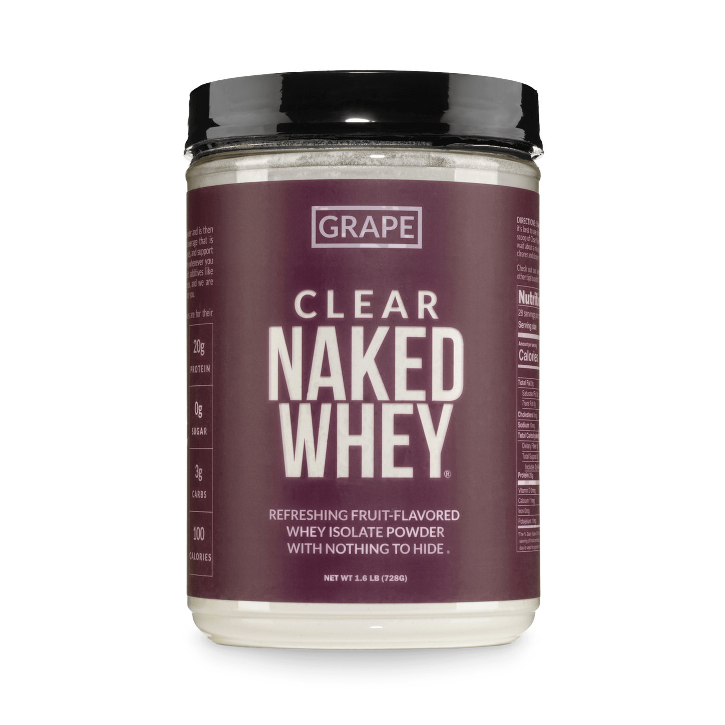 Grape Whey Protein Isolate - Grape | Simple Grass Fed Nutrition