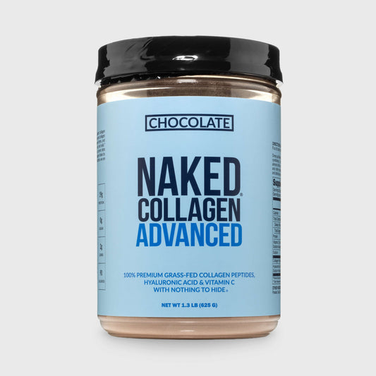Chocolate Collagen Peptides with Hyaluronic Acid - Chocolate Advanced Collagen Peptides | Daily Beauty And Wellness Protein