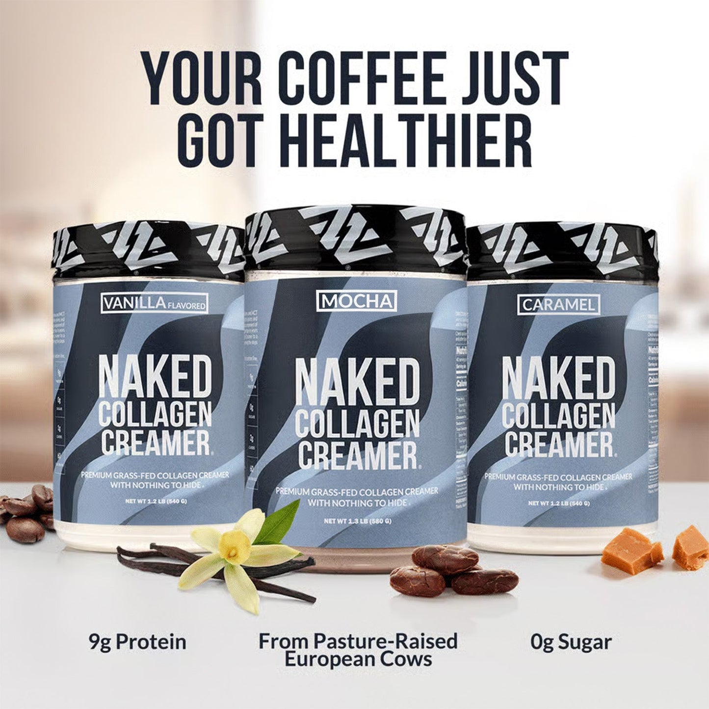Mocha Coffee Creamer - Mocha Collagen Creamer | Daily Beauty And Wellness Protein