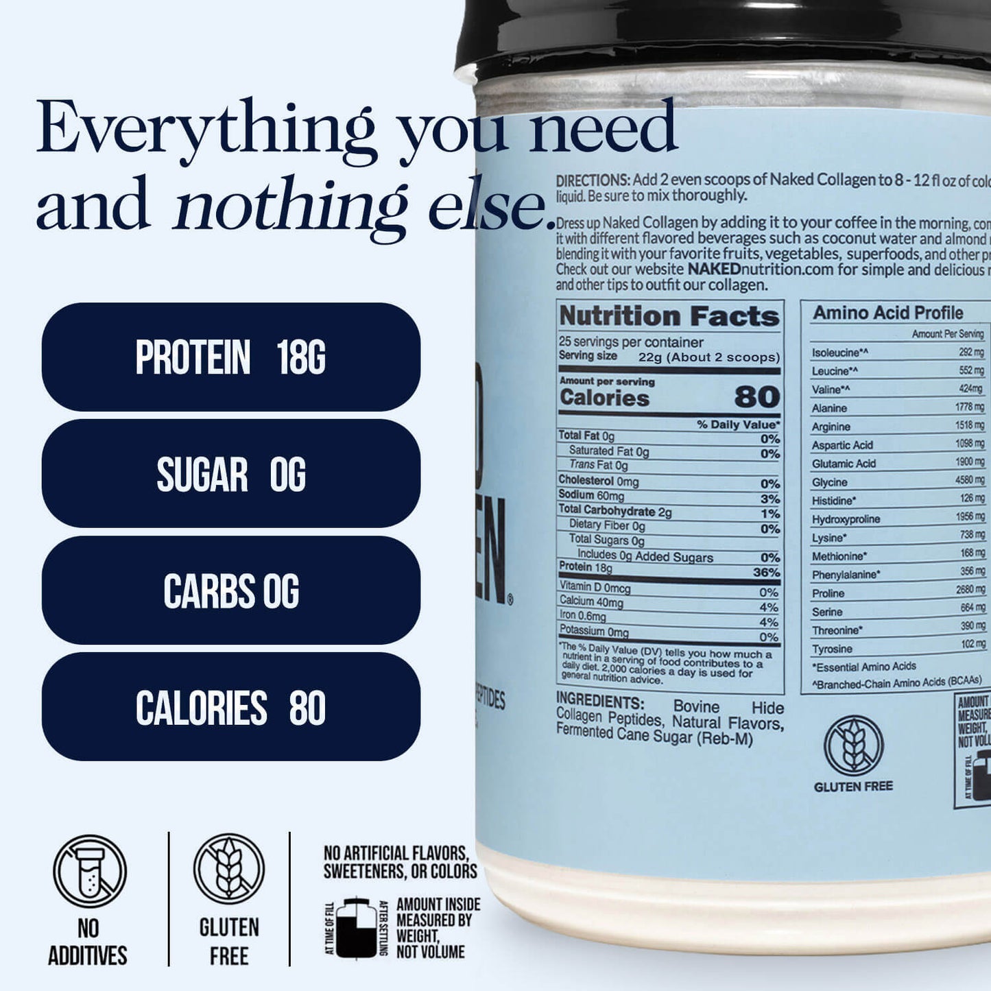 Caramel Collagen Peptides Powder - Caramel Collagen Peptides | Daily Beauty And Wellness Protein