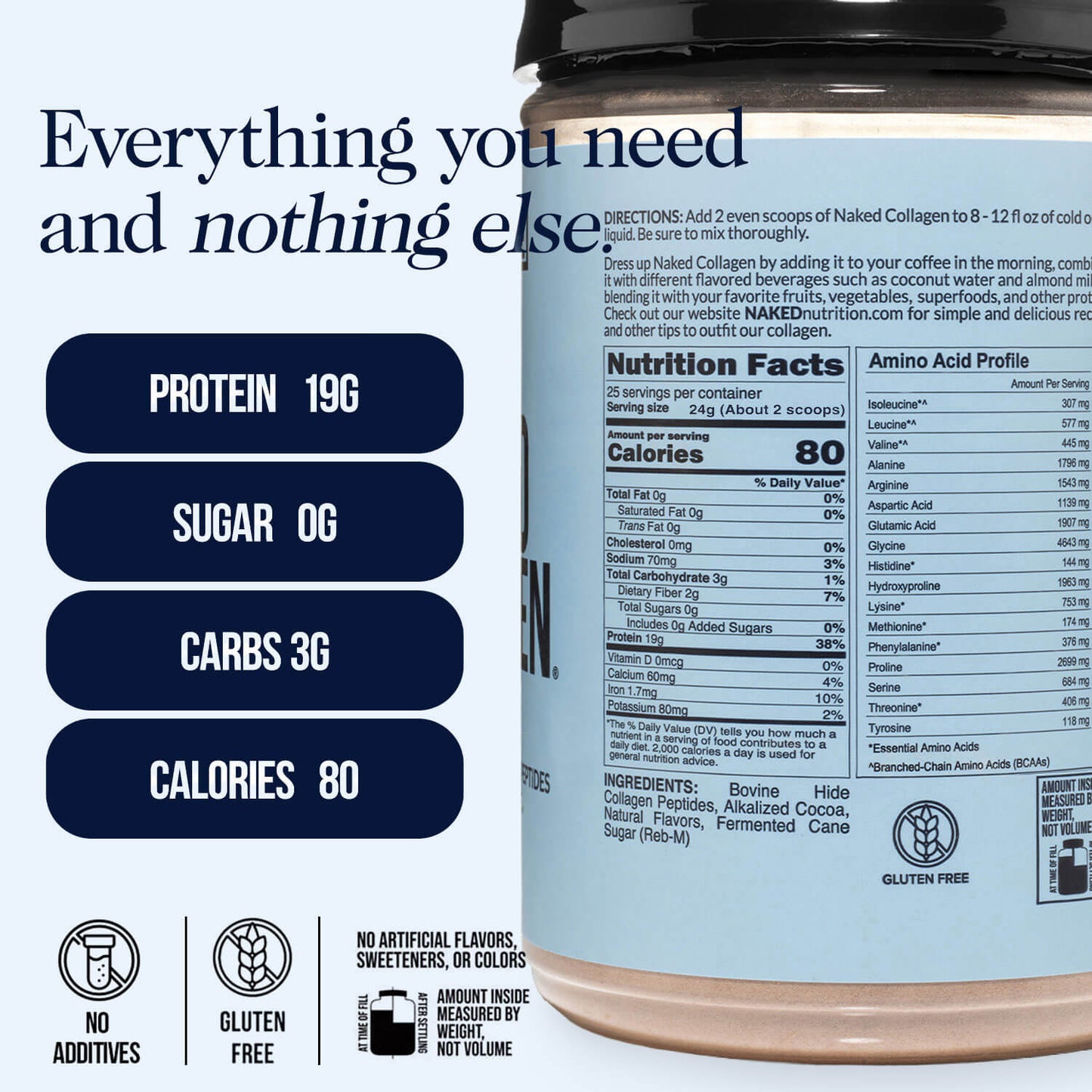 Chocolate Collagen Peptides Powder - Chocolate Collagen Peptides | Daily Beauty And Wellness Protein