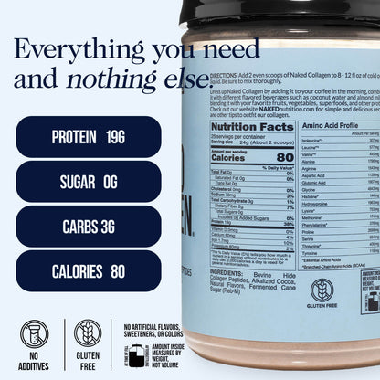 Chocolate Collagen Peptides Powder - Chocolate Collagen Peptides | Daily Beauty And Wellness Protein