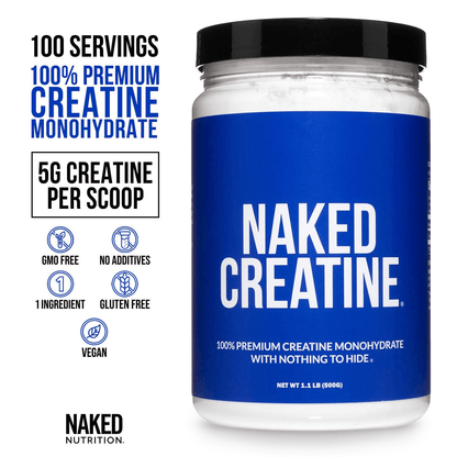 Creatine Monohydrate Powder - Unflavored | Daily Muscle Power Supplement