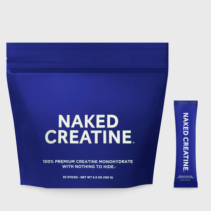 Creatine Travel Packets - Unflavored Sticks | Daily Muscle Power Supplement