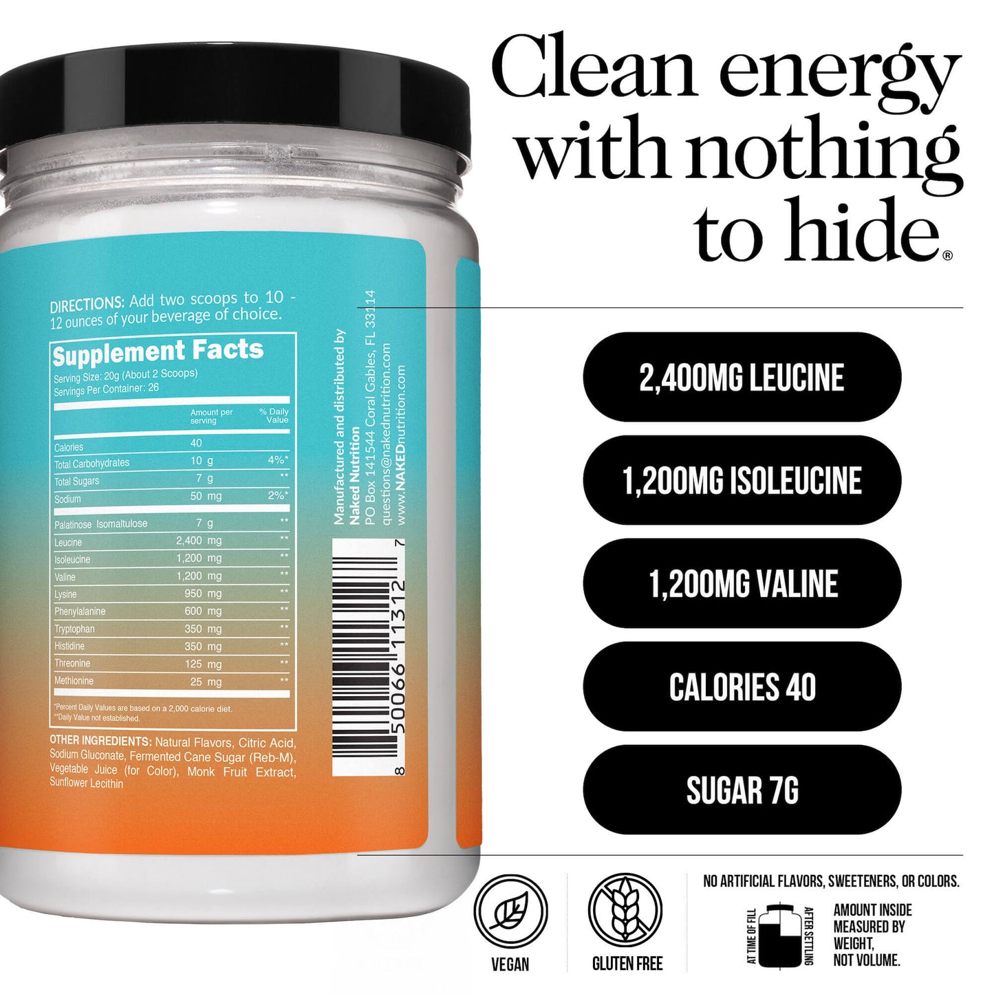 Mango Essential Amino Acids Supplement - Mango EAA | Workout Hydration And Recovery