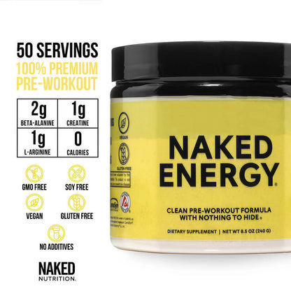 Pre Workout Supplement - Unflavored | Workout Focus And Energy Formula