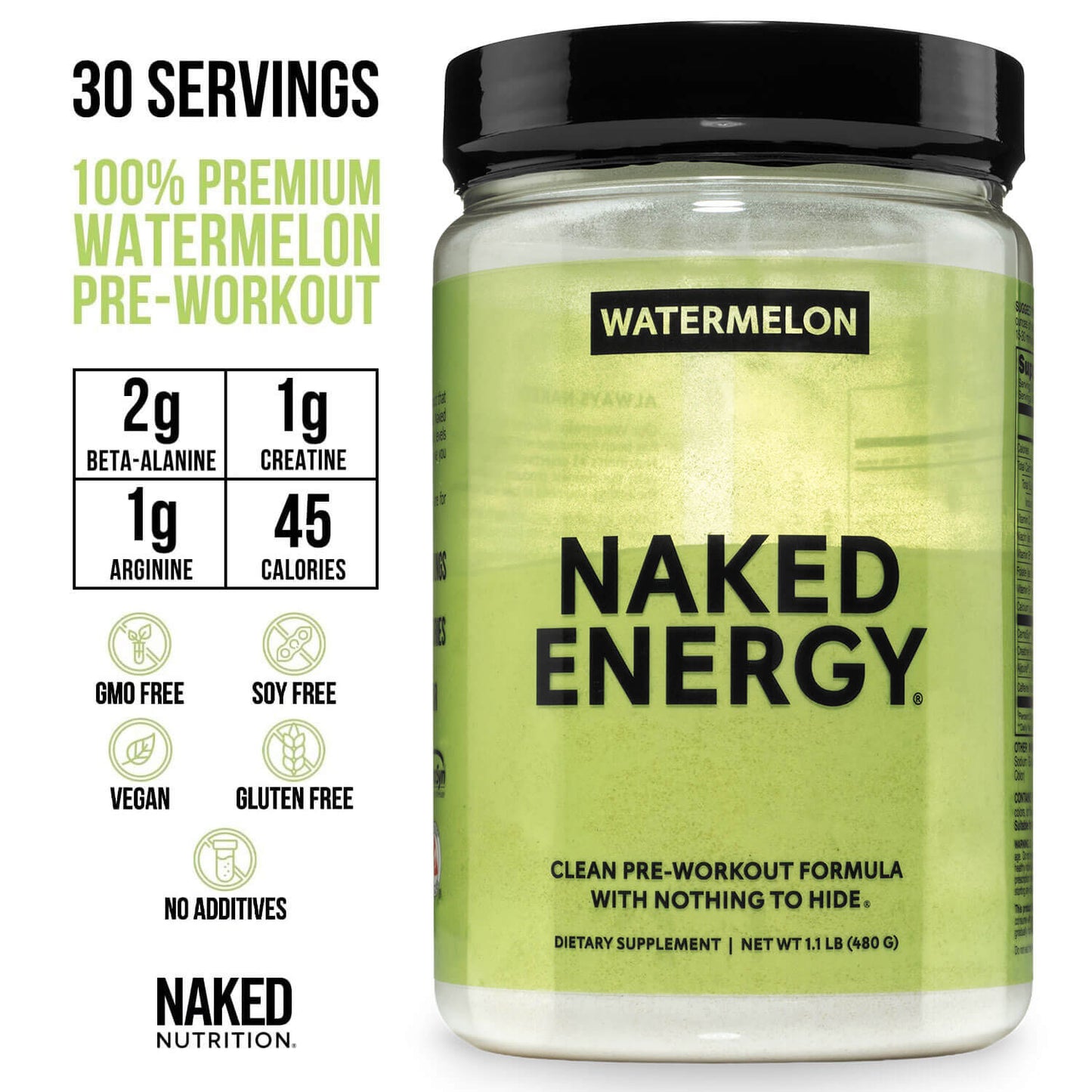 Watermelon Pre Workout Supplement - Watermelon | Workout Focus And Energy Formula