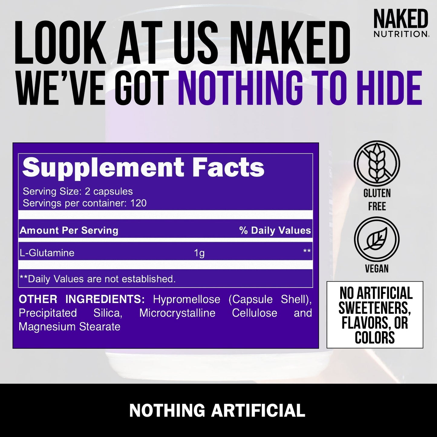 Glutamine Capsules - Capsules | Simple Wellness Support