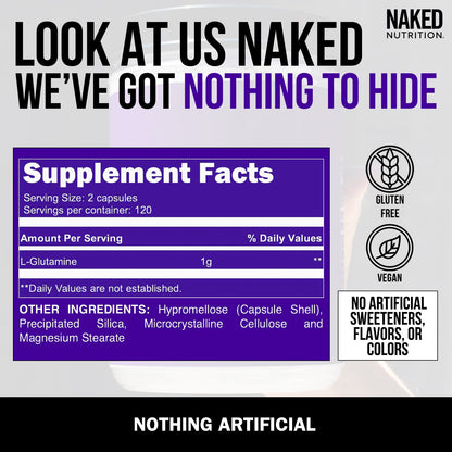 Glutamine Capsules - Capsules | Simple Wellness Support
