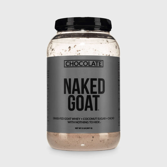 Chocolate Goat Whey Protein Powder - Chocolate | Simple Grass Fed Nutrition