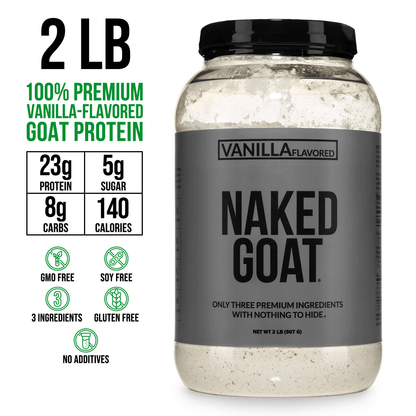 Vanilla Goat Whey Protein Powder - Vanilla | Simple Grass Fed Nutrition