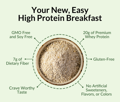 Green Apple Cinnamon Protein Oats - Green Apple Cinnamon | Simple Wellness Support