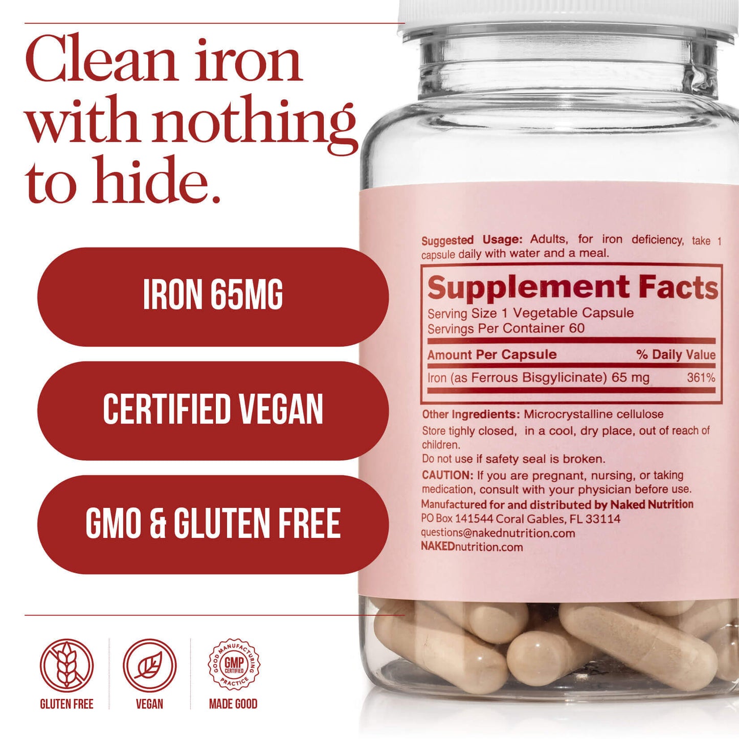 Daily Iron Supplement - Iron | Simple Wellness Support