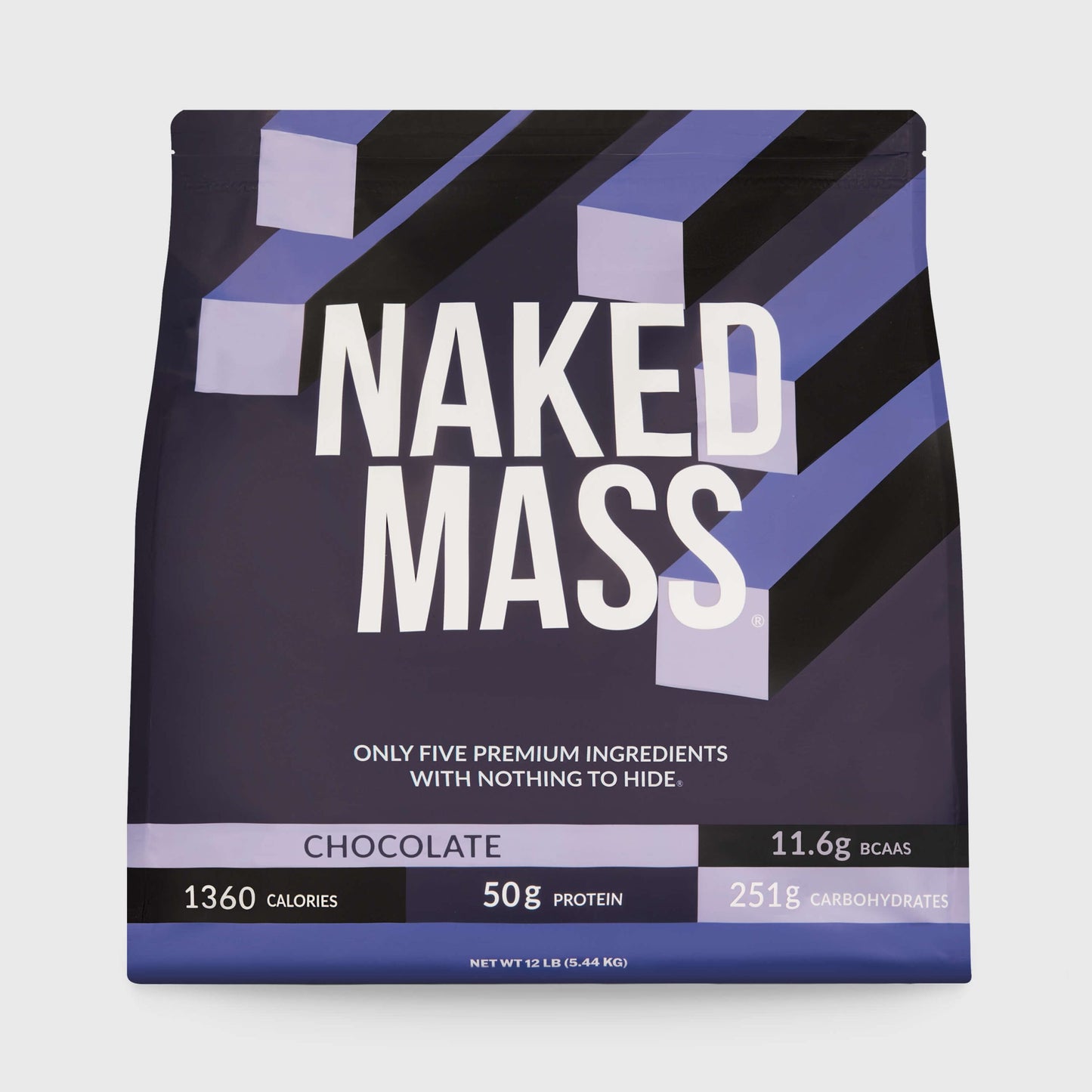 Chocolate Mass Gainer Protein Supplement - Chocolate 12LB | Clean Weight Gain Formula