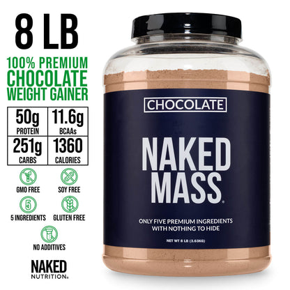 Chocolate Mass Gainer Protein Supplement - Chocolate | Clean Weight Gain Formula