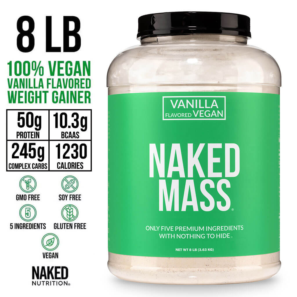 Vanilla Vegan Mass Gainer Supplement - Vanilla (Vegan) | Clean Weight Gain Formula