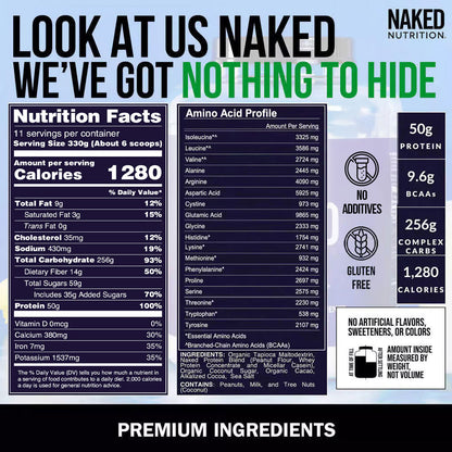 Chocolate Peanut Butter Mass Gainer Protein Supplement - Chocolate PB | Clean Weight Gain Formula
