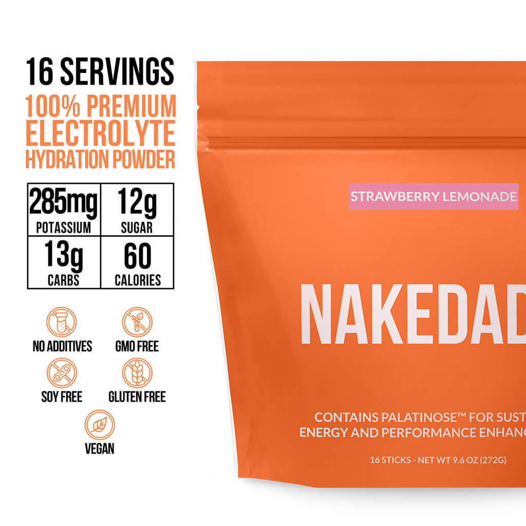 Electrolytes Powder Packets - Strawberry Lemonade - Strawberry Lemonade | Clean Electrolyte Daily Drink Mix