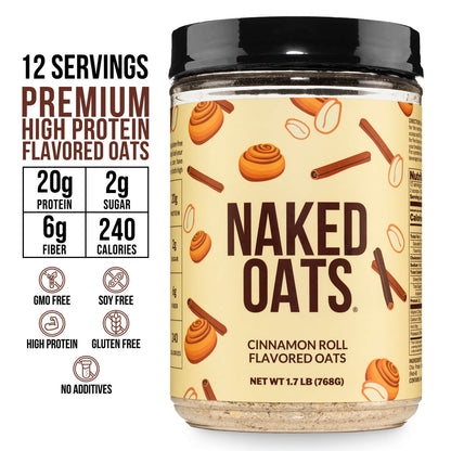 Cinnamon Roll Protein Oats - Cinnamon Roll | Simple Wellness Support