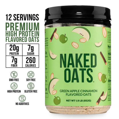 Green Apple Cinnamon Protein Oats - Green Apple Cinnamon | Simple Wellness Support