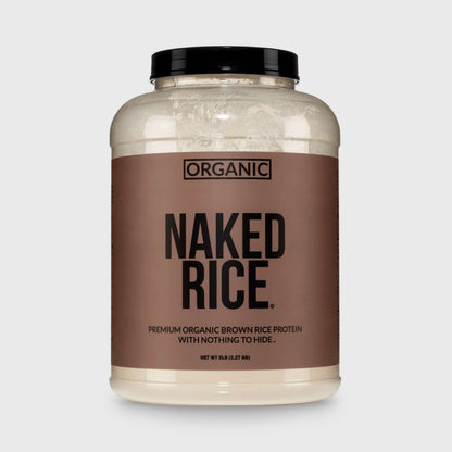Organic Brown Rice Protein Powder - 5LB Unflavored | Clean Vegan Protein Support