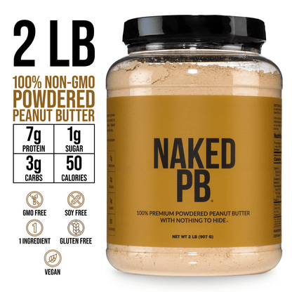 Powdered Peanut Butter - PB - 2 LB | Simple Shake Ready Formula