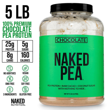 Chocolate Pea Protein Powder - Chocolate | Clean Vegan Protein Support