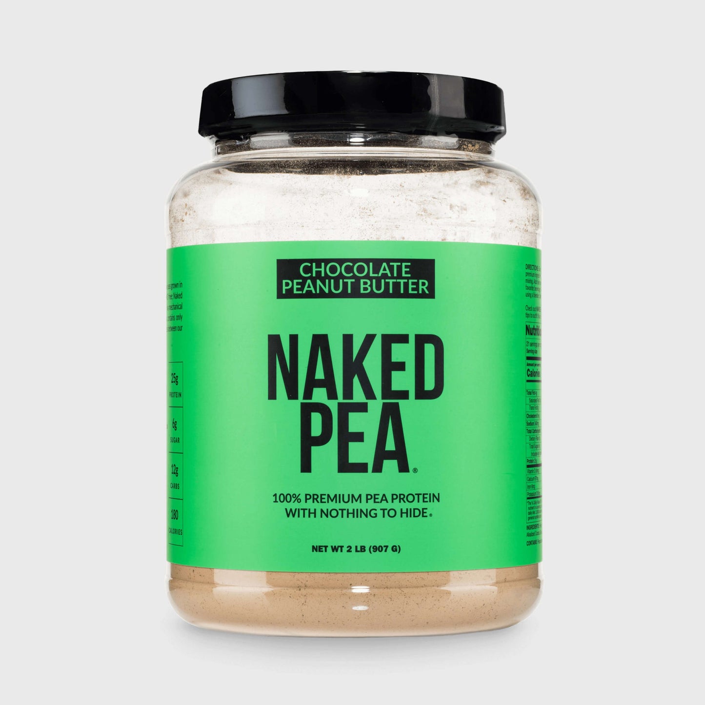 Chocolate Peanut Butter Pea Protein Powder - Chocolate PB | Clean Vegan Protein Support