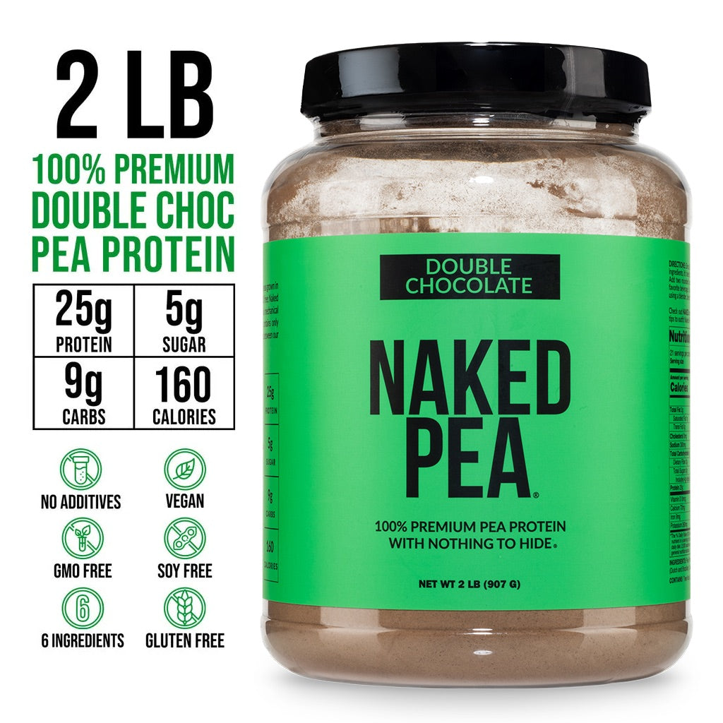 Double Chocolate Pea Protein Powder - Double Chocolate | Clean Vegan Protein Support