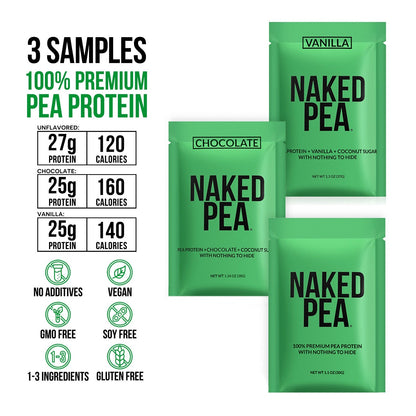 Vegan Protein Powder Sample Pack | Simple Shake Ready Formula