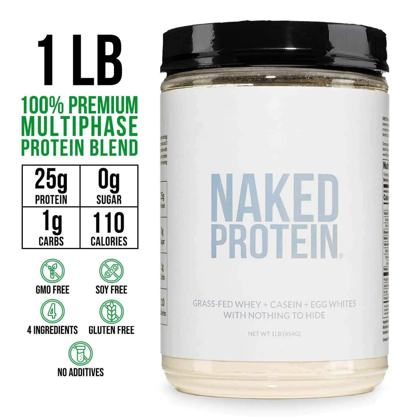 Protein Powder Blend - 1LB Egg Whey & Casein Protein Blend - 1LB | Simple Grass Fed Nutrition