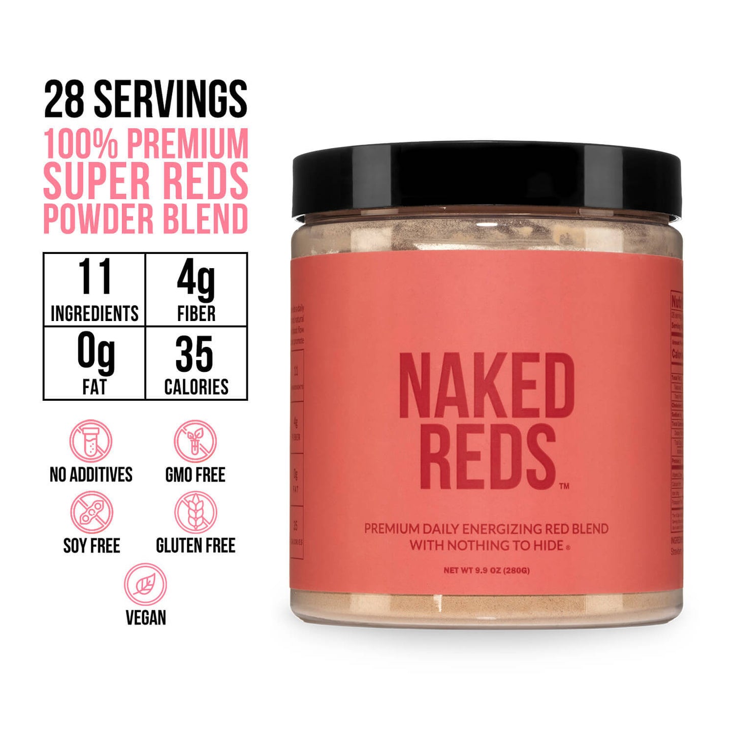 Super Reds Fruit Powder | Simple Shake Ready Formula