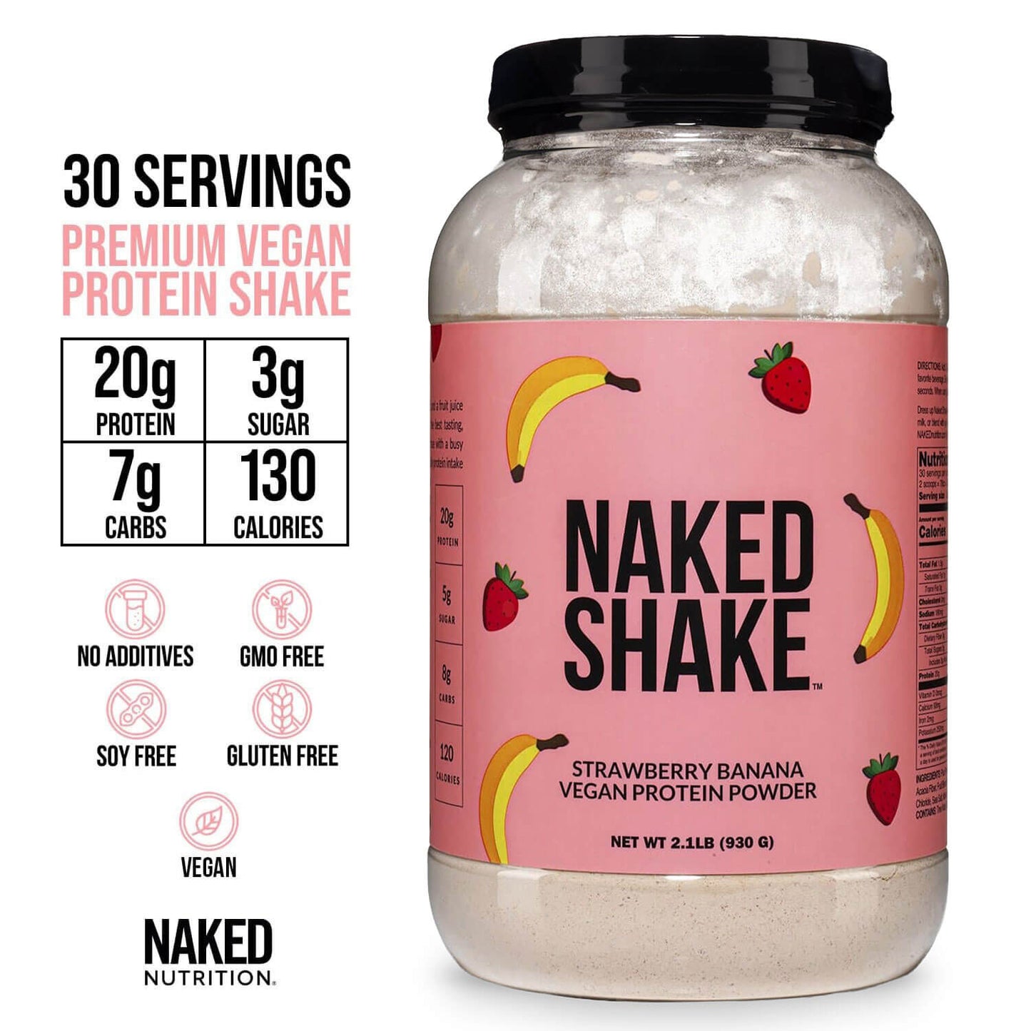 Strawberry Banana Protein Shake - Strawberry Banana | Simple Wellness Support