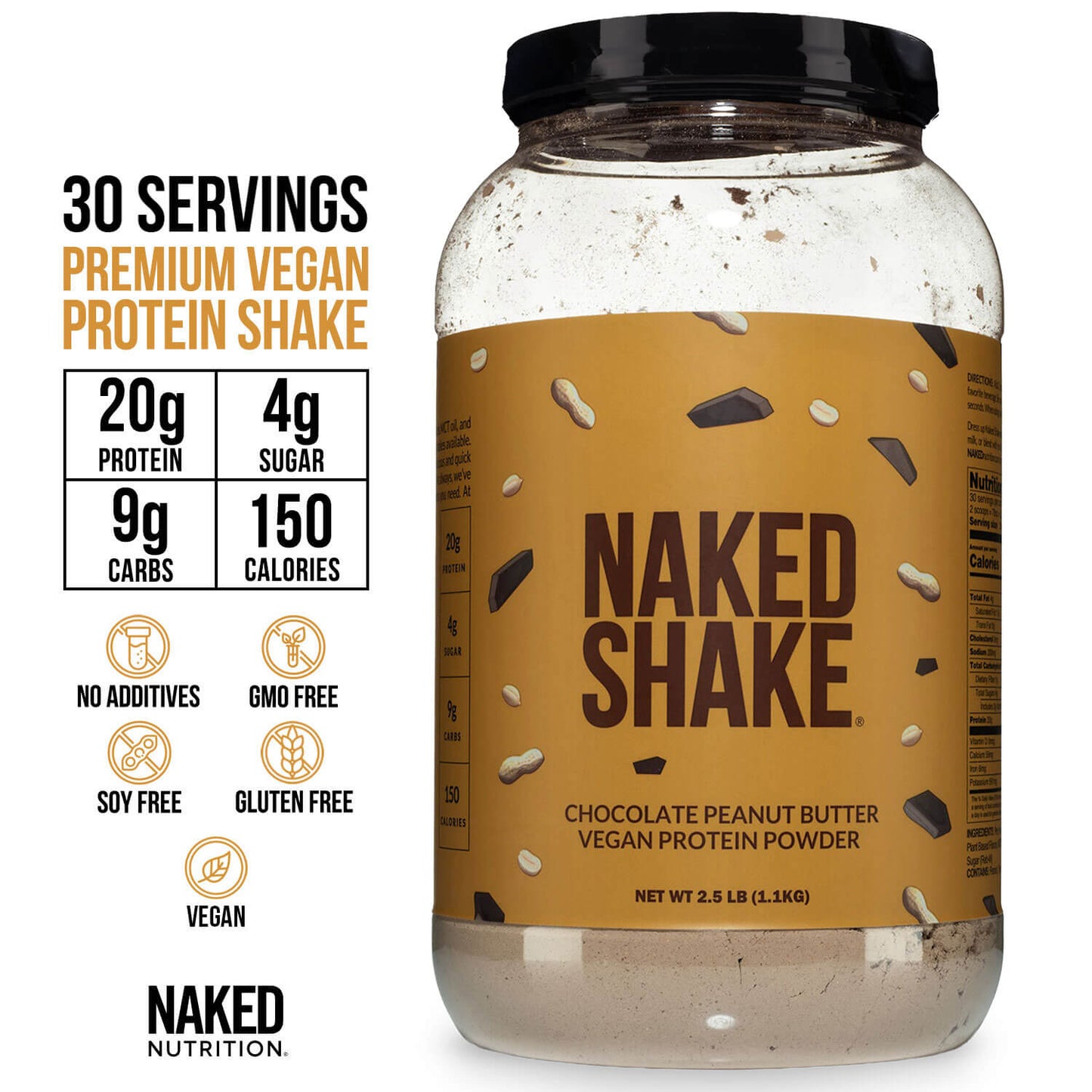 Chocolate PB Protein Shake - Chocolate Peanut Butter | Simple Wellness Support