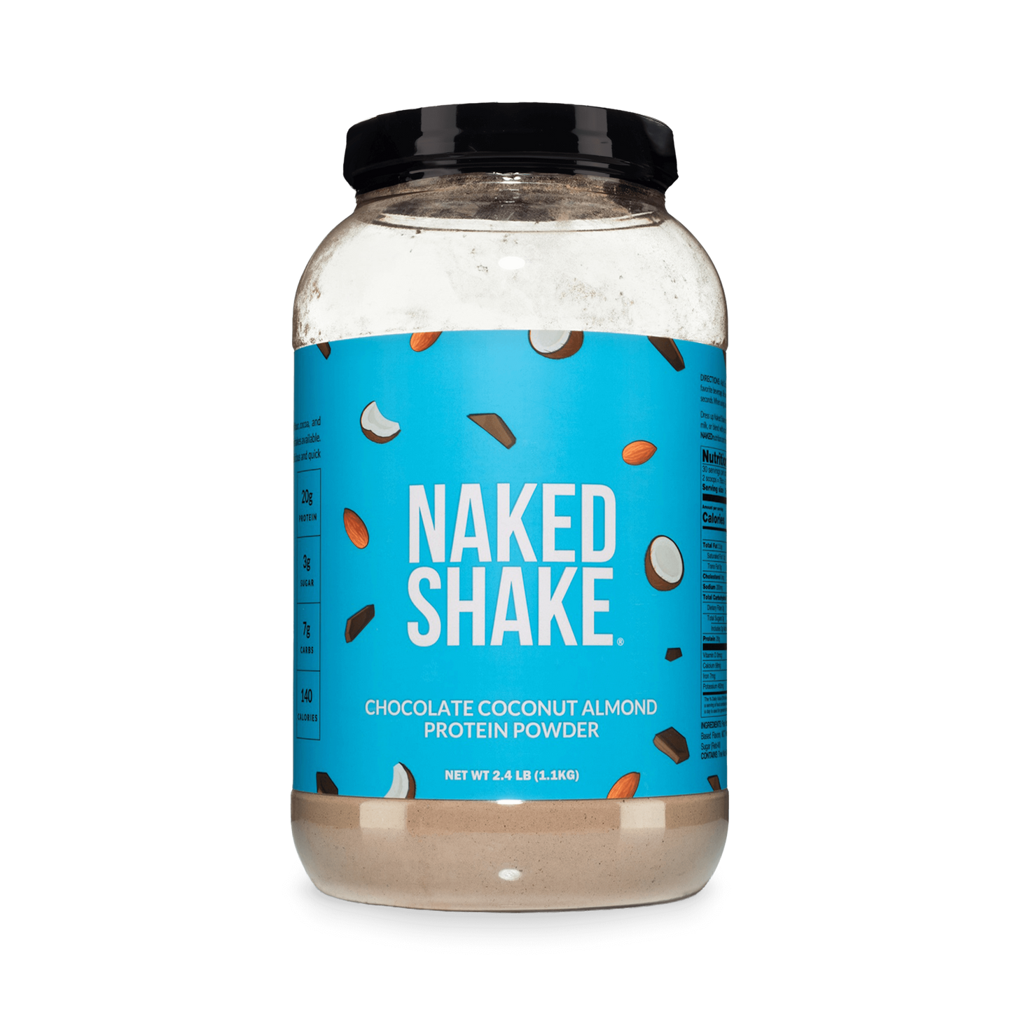 Chocolate Coconut Almond Protein Shake - Chocolate Coconut Almond | Clean Vegan Protein Support