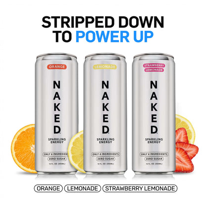 Lemonade Naked Sparkling Energy - Lemonade | Simple Wellness Support