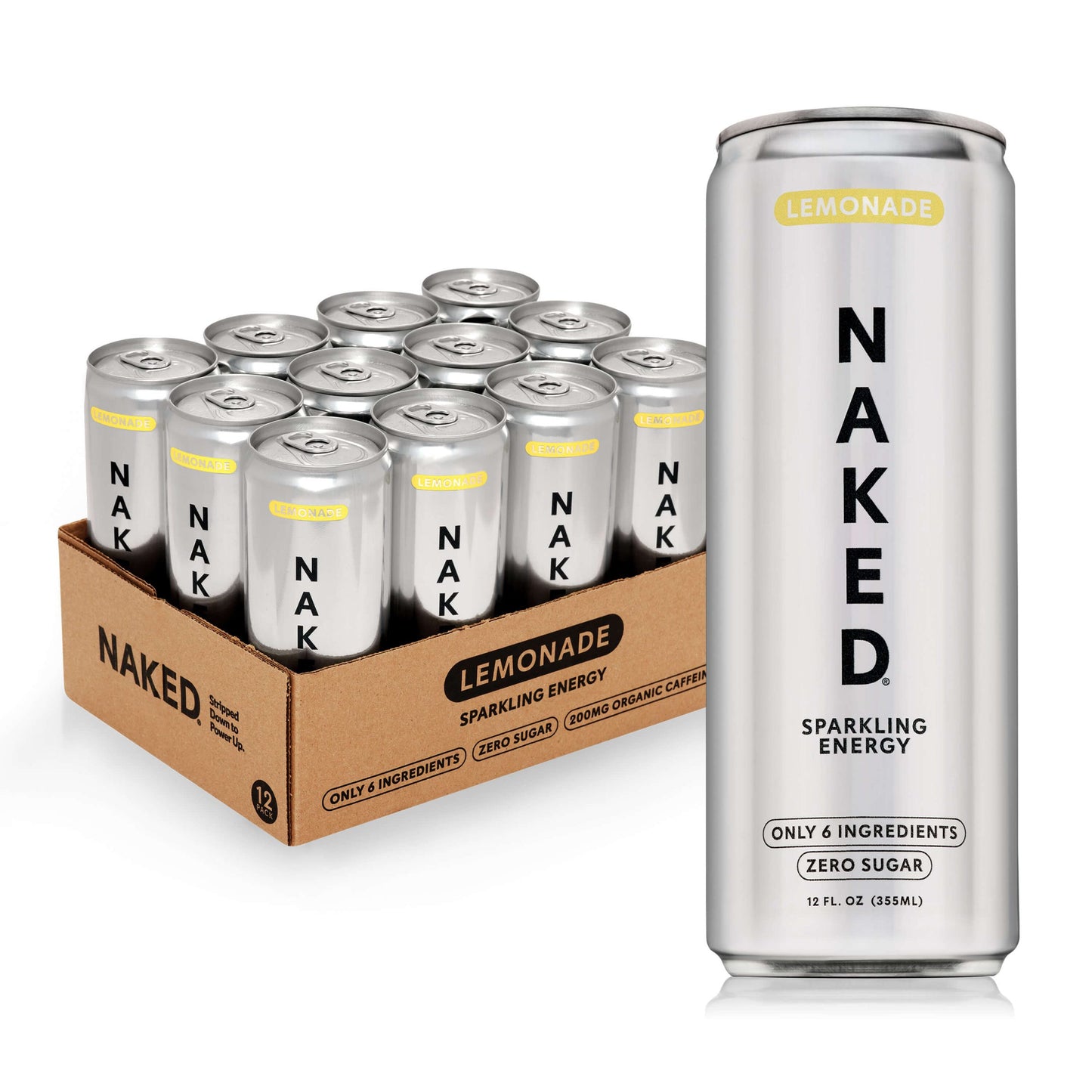 Lemonade Naked Sparkling Energy - Lemonade | Simple Wellness Support