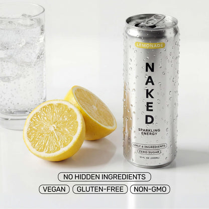 Lemonade Naked Sparkling Energy - Lemonade | Simple Wellness Support