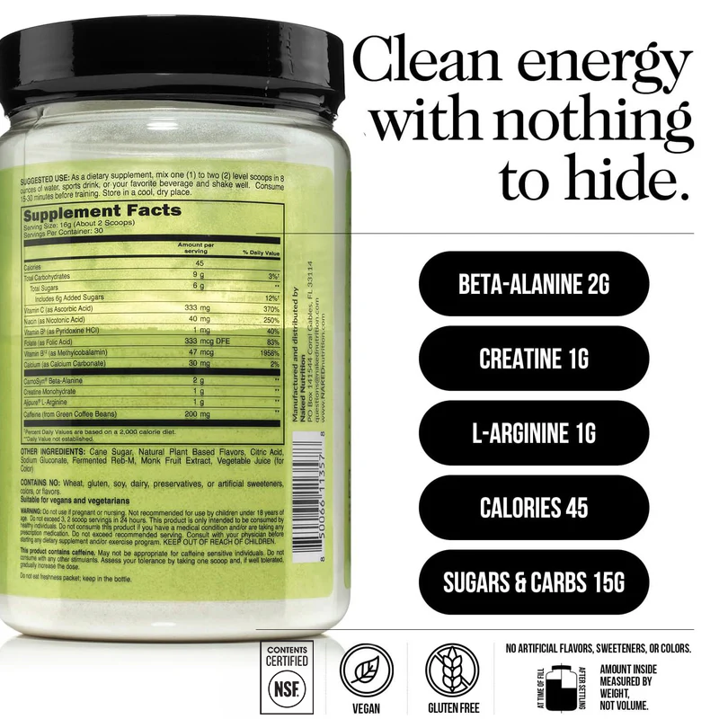 Watermelon Pre Workout Supplement - Watermelon | Workout Focus And Energy Formula