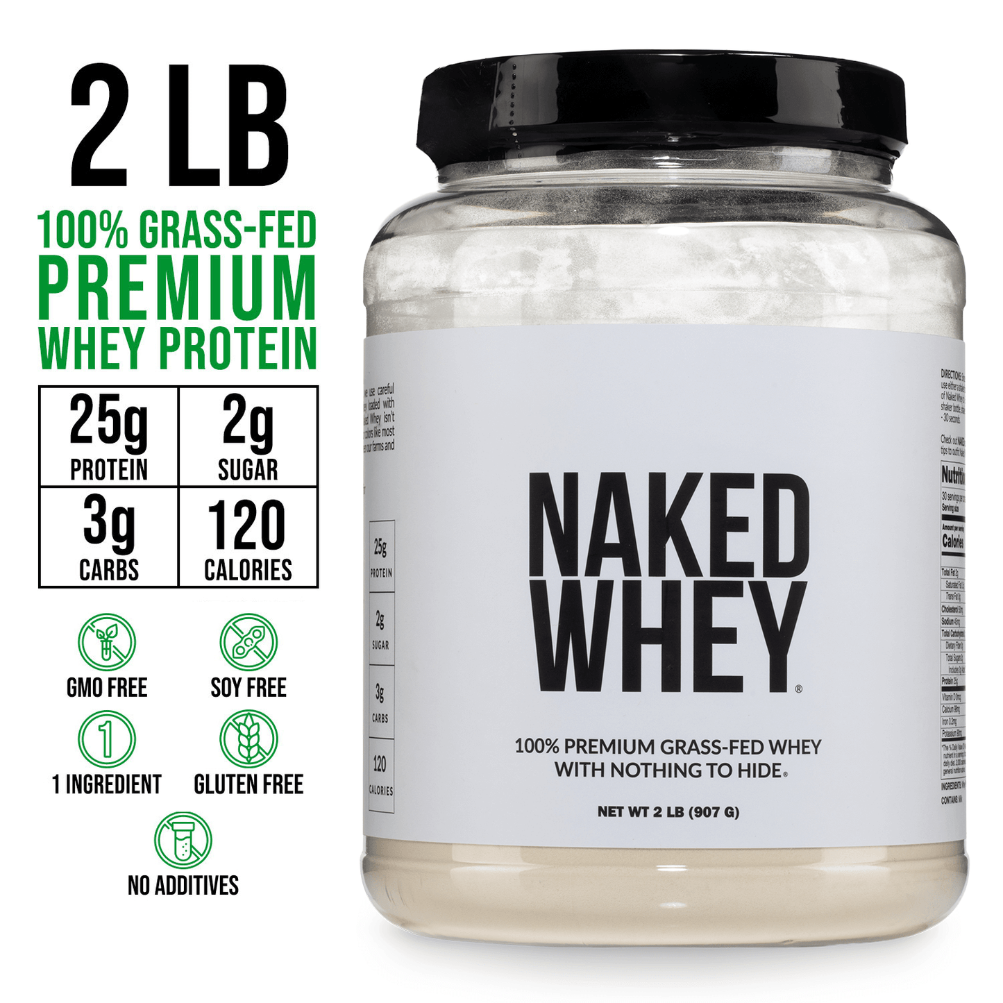 Grass Fed Whey Protein Powder - Unflavored | Simple Grass Fed Nutrition